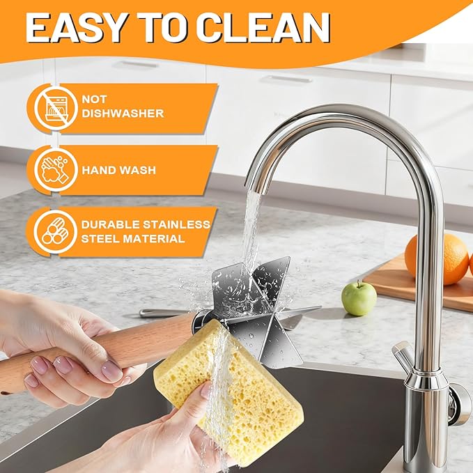 11 inch Stainless Steel Meat masher with 6 Blades, Metal Potato Masher, Ground Beef chopper tool, Suitable For Making Ground meat, Mashed potatoes, Jam and more(one pack)