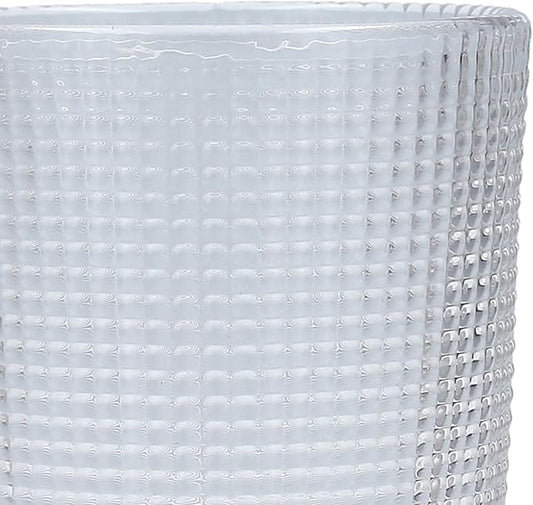 Fortessa Malcolm Double Old Fashioned Cocktail Glass 6 Pack, 11.5-Ounce, Clear