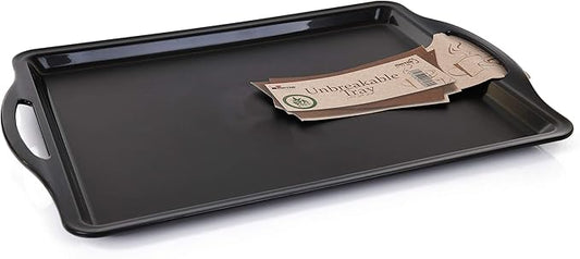Mintra Home Durable Serving Tray (6pk, Black)