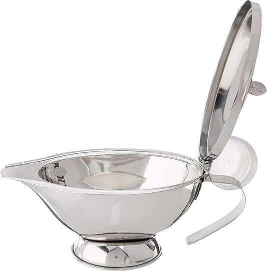 Fox Run Gravy Boat, 13.5 Ounce, Metallic