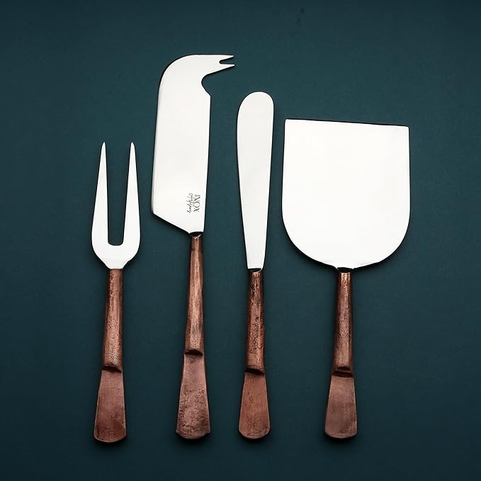 INOX artisans Celia Cheese Accessories 4 Pc. Set