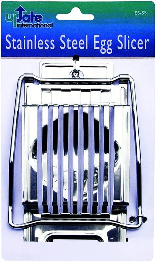 Update International Stainless Steel Egg Slicer, Frame: Iron, Base: AISI 430 2B Stainless Steel, Cu