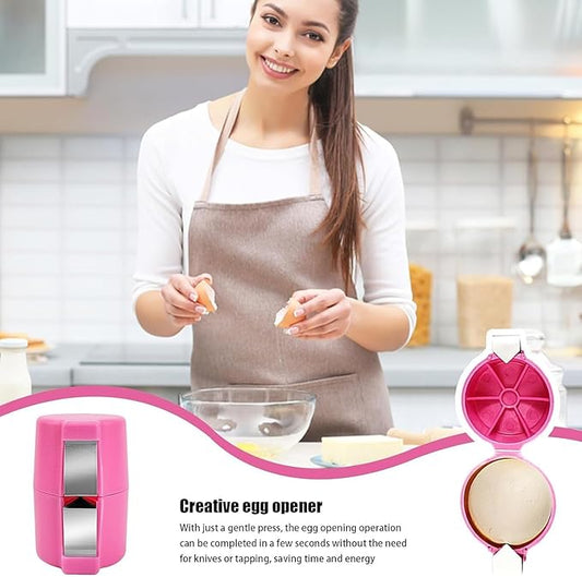 3 PCS Egg Shell Opener, Egg Peeler Tool Handheld Egg Topper Cutter Tool Easy Egg Cracker Tool Egg Slicer for Raw Eggs Kitchen Gadgets for Cooking and Baking
