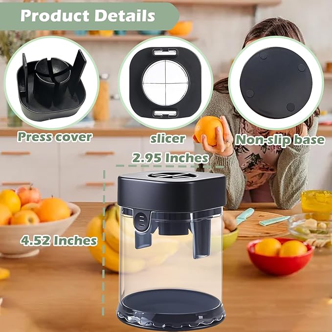 Hendiy Fruit Slicer Cup, Strawberry Slicer Grape Cutter Cup Fruit Slicers Stainless Steel Egg Slicers, Strawberry Cutter Kitchen Gadgets Speed Cutters for Banana Grape Egg