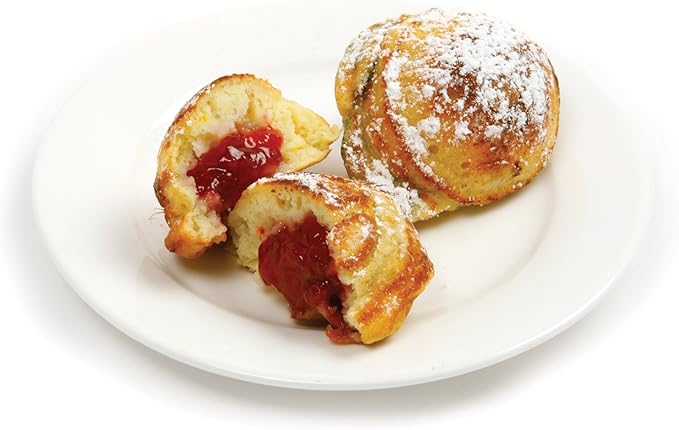 Norpro Nonstick Stuffed Pancake Pan, Munk/Aebleskiver/Ebelskiver 16.5″ x 9″ x 1.25″ Black