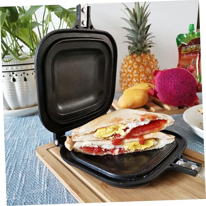 Sandwich Baking Pan Stovetop Sandwich Maker Grill Press Tool for Effortless Breakfast and Snack Preparation for Grilling Delicious Sandwiches at Home