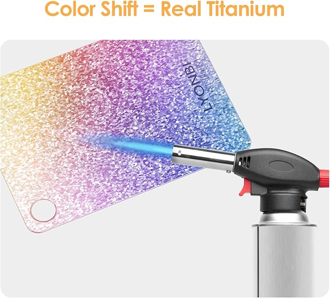 Titanium Cutting Board |100% Pure GR1 Titanium Cutting Board 0.08" Thick |Durable and Double-Sided Cutting Boards for Meat, Fruits and Vegetables | Dishwasher Safe (15" x 10" x 0.08")(Crystallization)