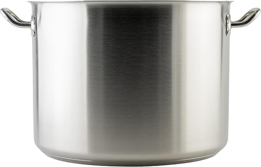 Winware SST-40 Stainless Steel 40 Quart Stock Pot with Cover