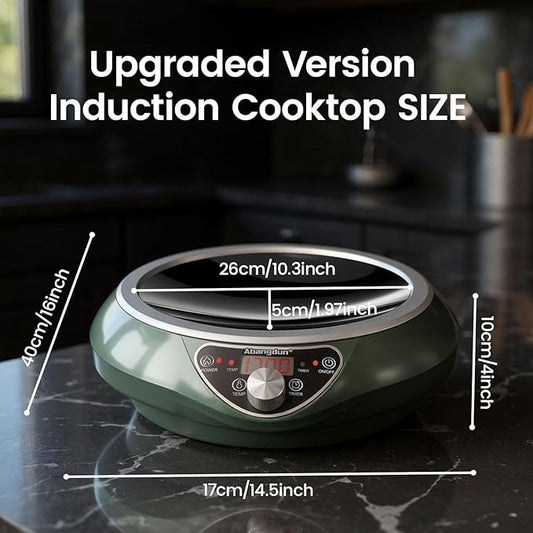Abangdun Induction Wok Cooktop,1700W Electric Wok Portable Induction Single Burner Used For Home And Commercial