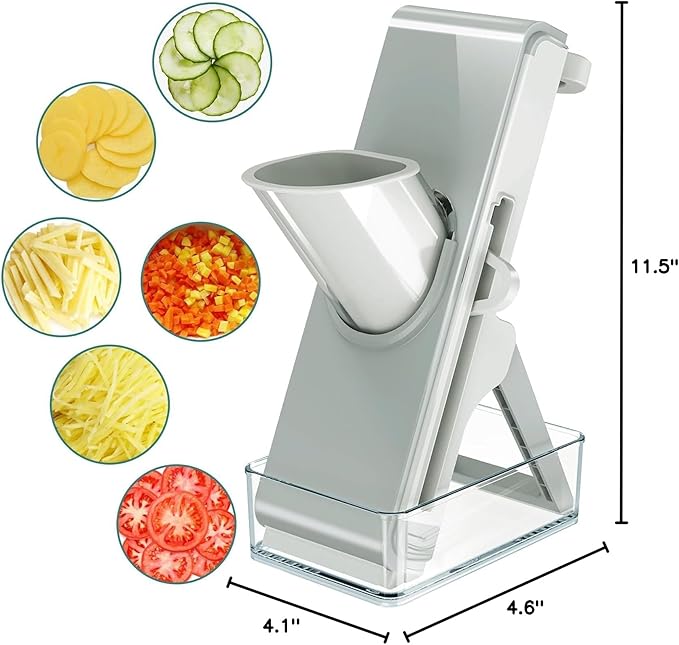 Mandoline Slicer Safe Multifunctional Dicer Adjustable Commercial Slicer Machine Stainless Steel Chopper
