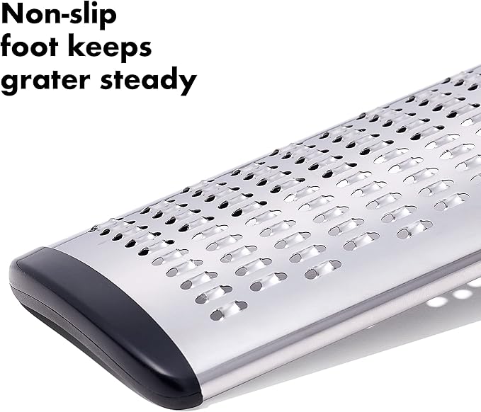 NEW OXO Good Grips Grater, Stainless Steel, Black