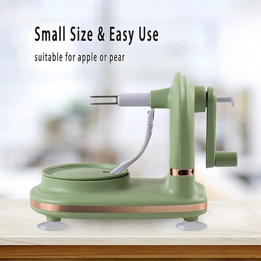 Apple Peeler with 2 Blades Replacements, Apple Pealer Slicer & Corer for Home Kitchen Quick Applesauce Pie Making