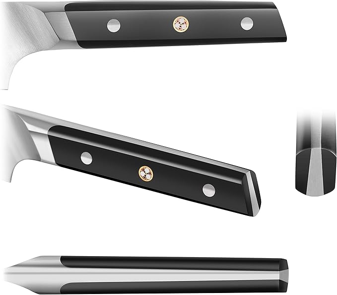 Cangshan TC Series 1021196 Swedish 14C28N Steel Forged 3-Piece Starter Knife Set with Wood Sheaths