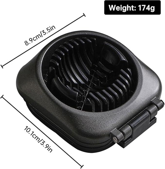 Egg Slicer, 2 in 1 Egg Slicer for Hard Boiled Eggs, Stainless Steel Wire Egg Slicers, Kitchen Multipurpose Egg Cutter with Storage Box, for Cutting Eggs, Strawberries and Cherry Tomatoes (Gray)