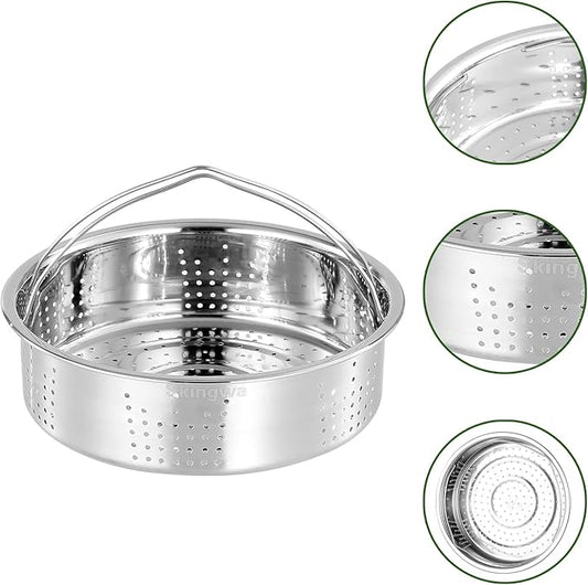 Steamer Basket,Steamer Basket Insert for 6,8 Pots (Small hole)