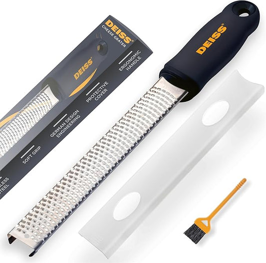 Deiss PRO Citrus Zester & Cheese Grater and Deiss PRO Swivel Vegetable Peeler