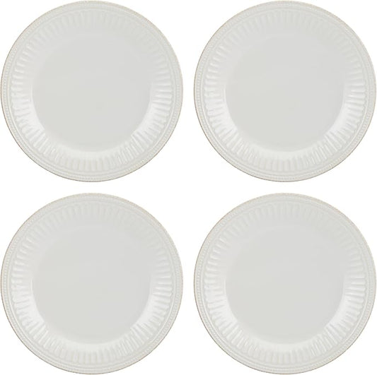 Lenox 897388 French Perle Groove 12-Piece Dinnerware Set, Service For 4
