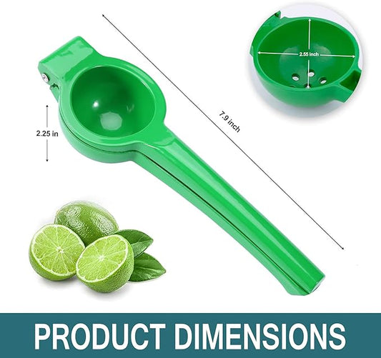 Manual Juicer Citrus Lemon Squeezer, Fruit Juicer Lime Press Metal, Professional Hand Juicer Kitchen Tool(Lime)