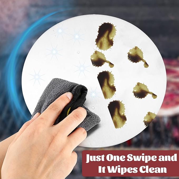 8.5 Inch Bacon Press for Griddle, Stainless Steel Grill Press, Heavy-Duty Burger Press with Heat-Resistant Handle, Non Stick Hamburger Press, Weight Burger Smasher for Meat, Steak, Panini