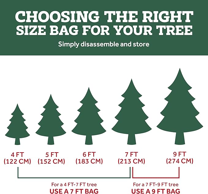 ZOBER Wide Christmas Tree Storage Bag - Maximum Accessibility - Fits 9 Ft Trees - 600D Oxford Fabric Christmas Tree Bag For Storage Box For Xmas - Strong, Durable Straps & Handles - Card Slot - Green
