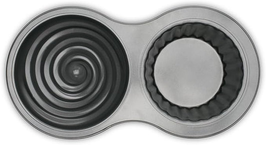 Fox Run Giant Cupcake Pan, Non-Stick Carbon Steel, 8 x 15.5 x 3.25 inches