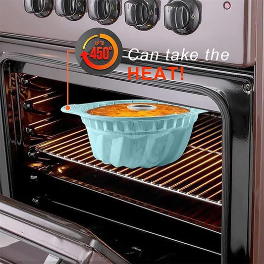 7in1 Nonstick Silicone Baking Cake Pan Cookie Sheet Molds Tray Set for Oven, BPA Free Heat Resistant Bakeware Suppliers Tools Kit for Muffin Loaf Bread Pizza Cheesecake Cupcake Pie Utensil
