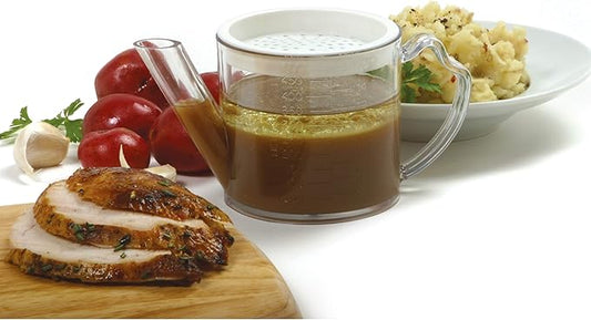 Norpro 3023 , Clear 2 Cup Separator/Strainer Dishwasher Safe, 1 EA