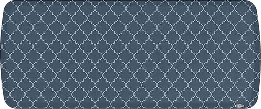 GelPro Elite Premier Anti-Fatigue Kitchen Comfort Floor Mat, 20x48, Trellis Deep Sea Stain Resistant Surface with Therapeutic Gel and Energy-Return Foam for Health & Wellness