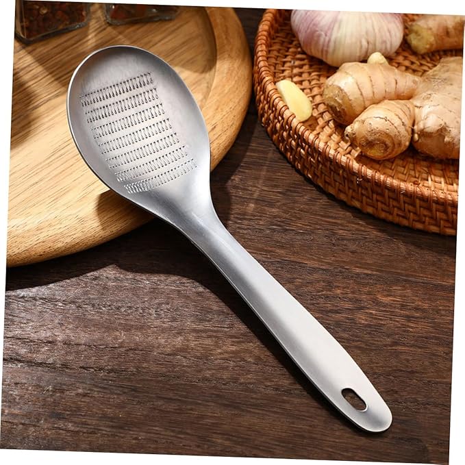 STOBAZA 2pcs Stainless Steel Ginger Grinder Cheese Grader Cheese Mincer Zester for Kitchen