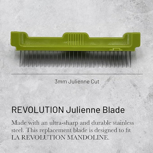 de Buyer REVOLUTION Julienne Blade - 3 mm - Ultra-Sharp Stainless Steel Replacement Blade - Designed for LA MANDOLINE REVOLUTION - Made in France