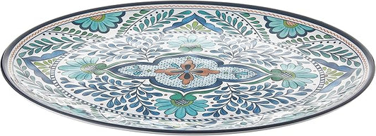 Certified International Talavera Melamine 18" x 13.5" Oval Platter, Multicolor
