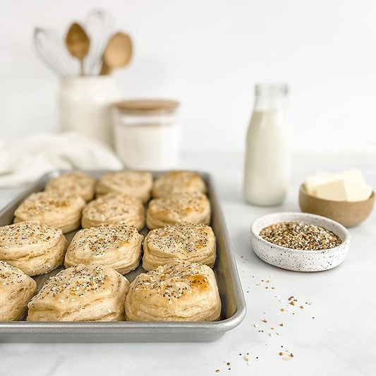 USA Pan Bakeware Nonstick Jelly Roll Baking Sheet Pan, Aluminized Steel