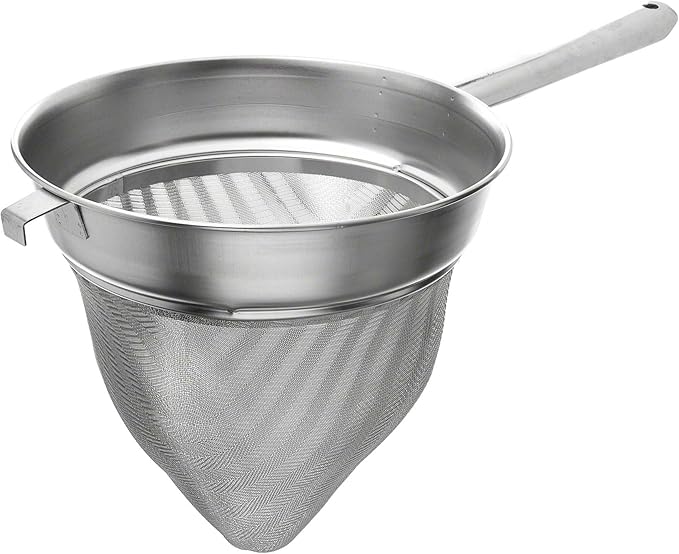Stainless Steel Bouillon Strainer Size: 8" H x 8" W x 8" D