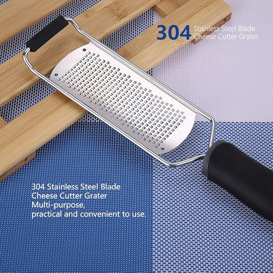 Stainless Steel Lemon Zester & Cheese Grater, Easy to Grater for Chocolate, Ginger, Fruits and Vegetables, Food & Comfortable Grip Handle