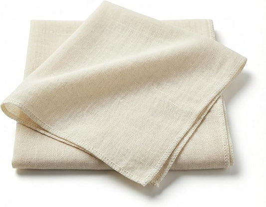 6PK Large Reusable Cheesecloths, 20x20 Inch Grade 100+ Cheese Cloth, All Natural Unbleached Cotton Stitched Edges, Kitchen Cooking Baking, Straining, Seafood Boils, Cheese, Yogurt, Tofu, Soy, Nut Milk