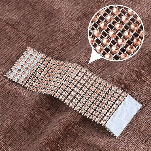 Accmor 100pcs Napkin Rings, Champagne Napkin Rings Buckles for Table Decorations, Wedding, Dinner, Party, DIY Decoration