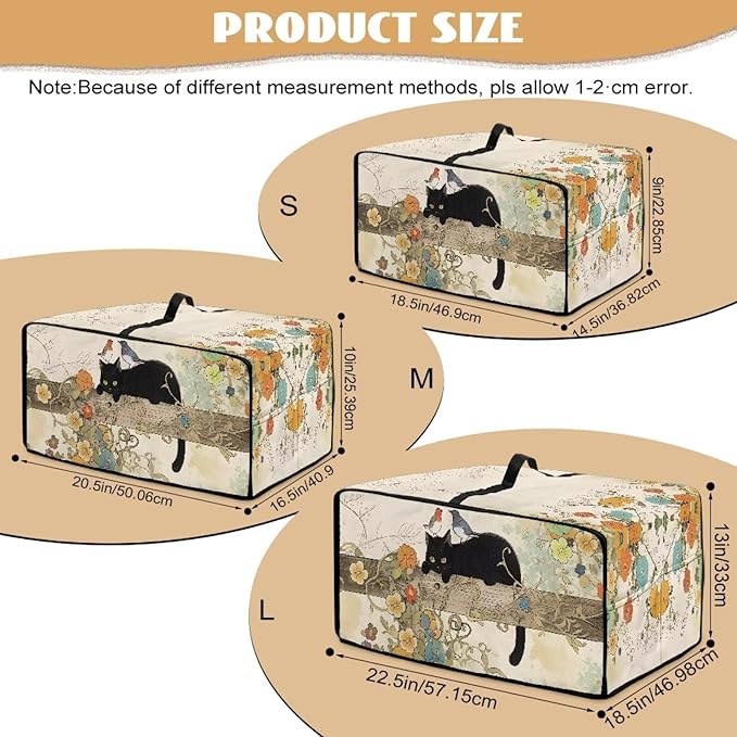 Doojoayie Black Cat Coffee Appliance Dust Cover 8 Slice Toaster Cover Small Appliance Dust Protector for Toaster Oven/Bread Making Machine/Air Fryer