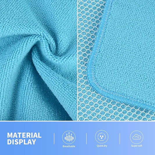 KinHwa Kitchen Washcloths for Dishes Absorbent Microfiber Dish Cloths Quick Dry Dish Rags with Poly Scour Scrub Side Ideal for Kitchen Cleaning (Mixing Colors #2, 9inchx9inch 9 Pack)