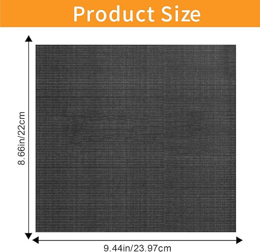GWYSY Reusable Liners for Toaster Oven Air Fryer 8.66×9.44 Accessories Compatible with Instant 10QT Air Fryer 4PCS Non-Stick Mats for Baking