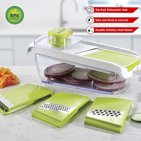 Brentwood KA-5040G Food Slicer, standard, White