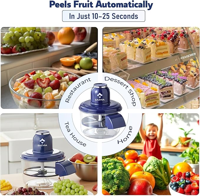 Automatic Grape Peeler Machine, Electric Garlic & Cherry Tomato Peeler Skin Remover Tool for Small Fruits