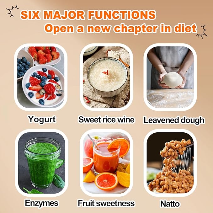 8L/12L Yogurt Maker Machine, Yogurt Maker with Time and Temperature Control, Commercial Yogurt Maker, Black Garlic Fermentation Machine, Sweet Rice Wine Maker for Home White-8L