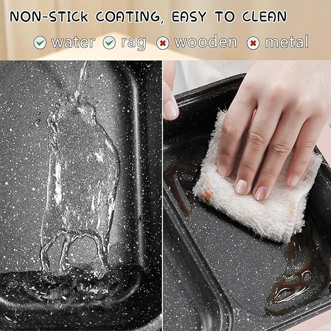 Electric Hot Pot & Grill Combo, Non-Stick Korean BBQ & Soup Pot for 2-4 People, Easy to Clean, Ideal for Family Gatherings & Medium Kitchen Essentials