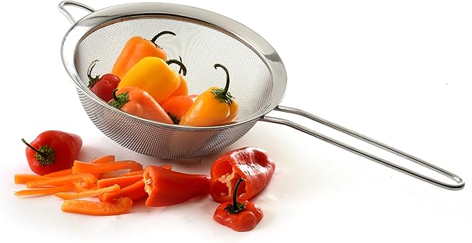 Norpro 2128 Stainless Steel Strainer, 8-Inch
