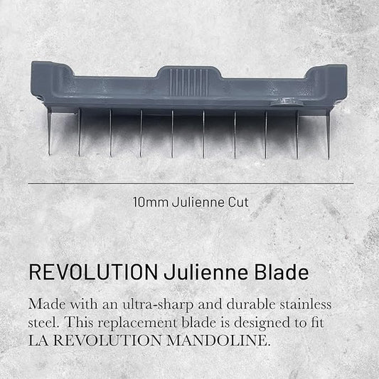 de Buyer REVOLUTION Julienne Blade - 10 mm - Ultra-Sharp Stainless Steel Replacement Blade - Designed for LA MANDOLINE REVOLUTION - Made in France