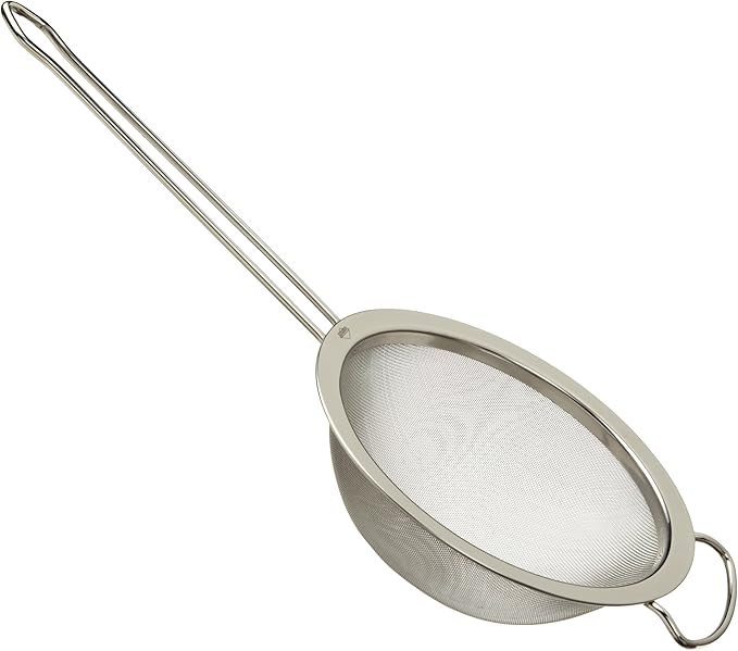 Küchenprofi Heavy Duty Fine Mesh Classic Strainer - 8-Inch - Fine Mesh Stainless Steel Strainer - Sieve Strainer
