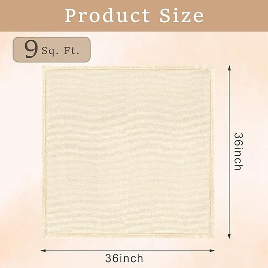 Cheese Cloths, 3Pcs 36x36 Inch Grade 100 Precut Cheese Cloths for Straining, Cotton Unbleached, Reusable Muslin Cheesecloth for Straining, Making Yogurt, Cooking Turkey, Crafts - 9 Sq.Ft