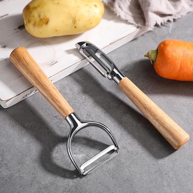 Potato Peelers Set Stainless Steel Peeler,Y-Shaped and I-Shaped Peelers,Carrot Fruit Vegetable Peelers for Home kitchen