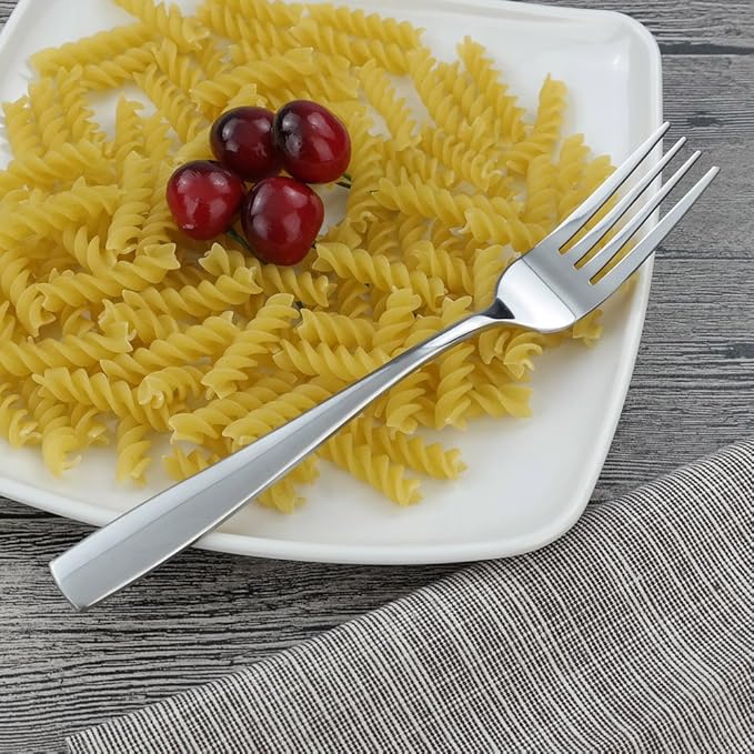 16-Piece Stainless Steel Dinner Forks, 8.27-INCH