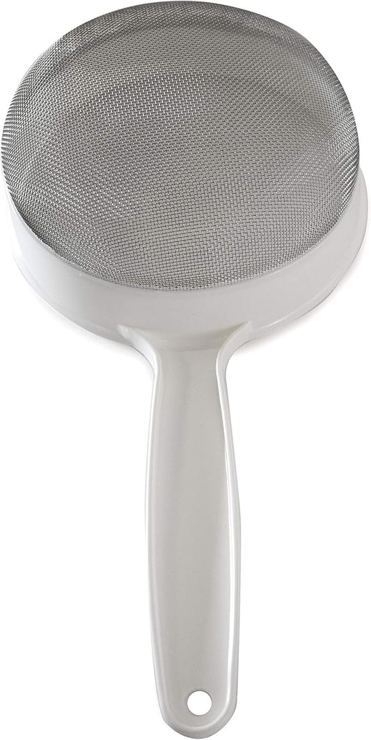 Norpro 2136 Stainless Steel Strainer, 6", White